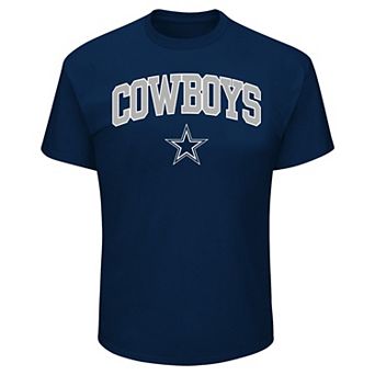 Men's Fanatics Navy Dallas Cowboys Big & Tall Arch Logo T-Shirt