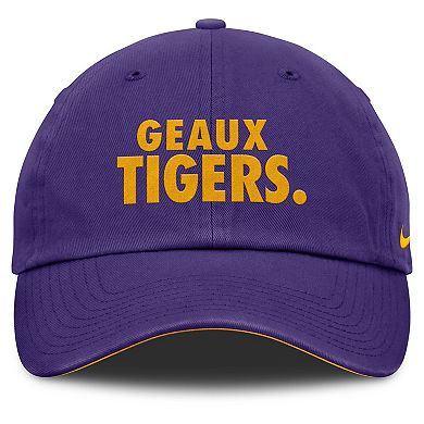 Unisex Nike Purple LSU Tigers Primetime Chant Club Adjustable Hat