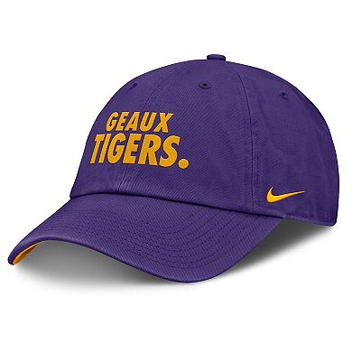 Unisex Nike Purple LSU Tigers Primetime Chant Club Adjustable Hat