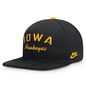 Men's Nike Black Iowa Hawkeyes Legacy Snapback Hat