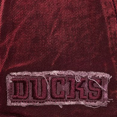 Men's Mitchell & Ness Purple Anaheim Ducks Downtown Pro Crown Snapback Hat