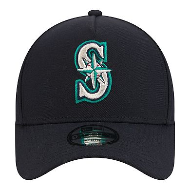 Youth New Era Navy Seattle Mariners 9FORTY A-Frame Adjustable Hat