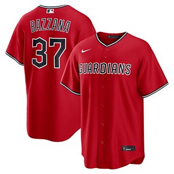 Men's Nike Travis Bazzana Red Cleveland Guardians Alternate Replica Jersey