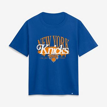 Women's Fanatics Blue New York Knicks NY Forever Cotton T-Shirt