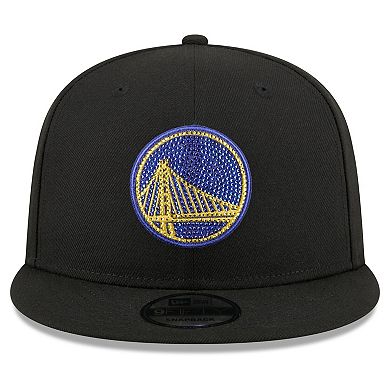 Men's New Era Black Golden State Warriors 2026 NBA Draft Crystal 9FIFTY Snapback Hat