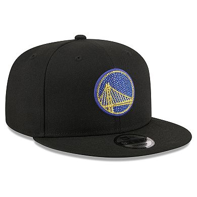 Men's New Era Black Golden State Warriors 2026 NBA Draft Crystal 9FIFTY Snapback Hat