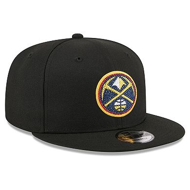 Men's New Era Black Denver Nuggets 2026 NBA Draft Crystal 9FIFTY Snapback Hat