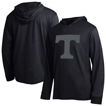 Men's Champion Black Tennessee Volunteers Tonal All-Star Long Sleeve Hooded T-Shirt