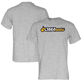 Unisex Blue 84 Heather Gray West Virginia Mountaineers 2026 NCAA Baseball Men's College World Series Omaneers T-Shirt