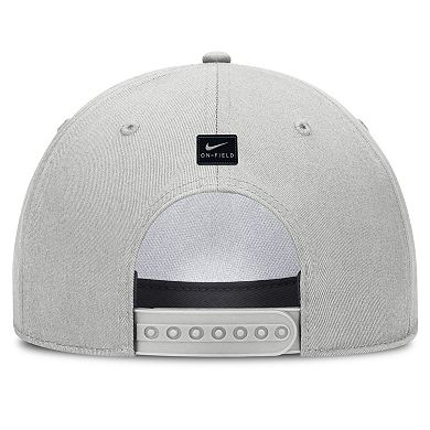 Men's Nike Gray Duke Blue Devils 2026 Sideline Dri-FIT Rise Adjustable Hat