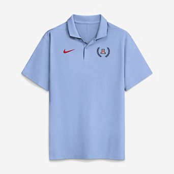 Men's Nike Light Blue Arizona Wildcats Heathered Victory Plus Dri-FIT Polo