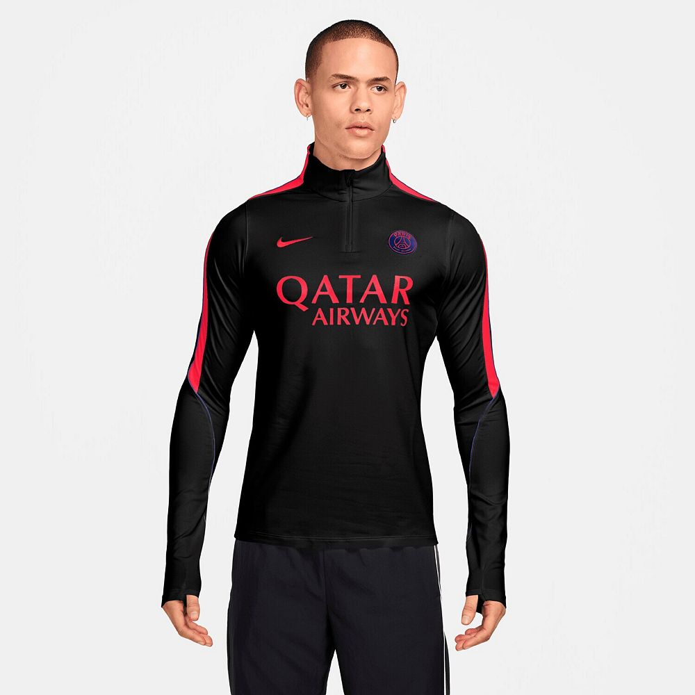 Men's Nike Black Paris Saint-Germain 2026/27 Dri-FIT Quarter-Zip