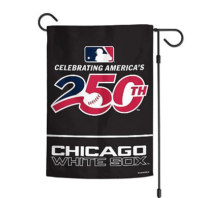 WinCraft Chicago White Sox 12" x 18" Double-Sided America 250 Garden Flag