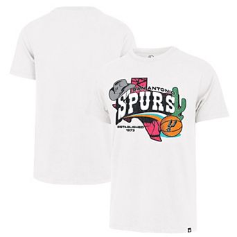 Men's '47 White San Antonio Spurs Big & Tall Franklin T-Shirt