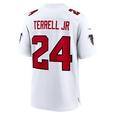 Men's Nike A.J. Terrell White Atlanta Falcons Game Jersey