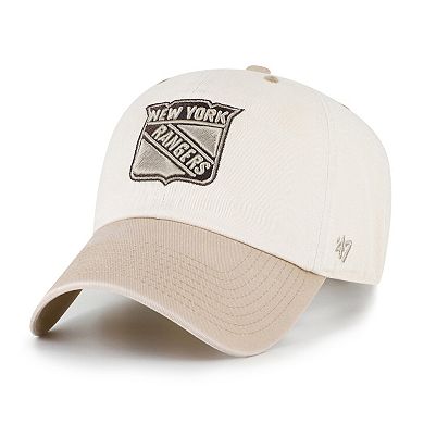Men's '47 Natural/Tan New York Rangers Neutral Terrain Clean Up Adjustable Hat