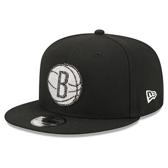 Men's New Era Black Brooklyn Nets 2026 NBA Draft Crystal 9FIFTY Snapback Hat