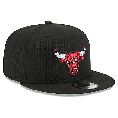 Men's New Era Black Chicago Bulls 2026 NBA Draft Crystal 9FIFTY Snapback Hat