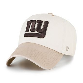 Men's '47 Natural/Tan New York Giants Neutral Terrain Clean Up Adjustable Hat
