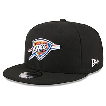 Men's New Era Black Oklahoma City Thunder 2026 NBA Draft Crystal 9FIFTY Snapback Hat