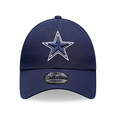 Men's New Era Navy Dallas Cowboys Core Team 9FORTY Adjustable Hat