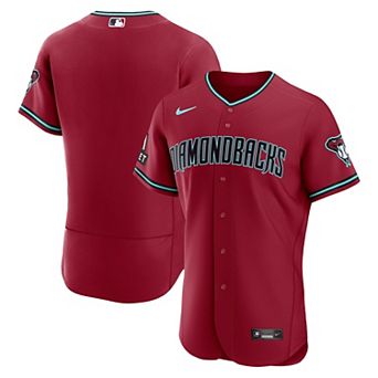 Men's Nike Crimson Arizona Diamondbacks Alternate 2 Authentic Jersey