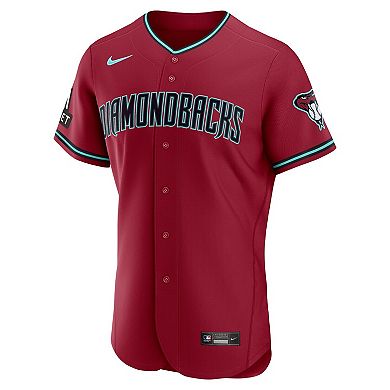 Men's Nike Crimson Arizona Diamondbacks Alternate 2 Authentic Jersey