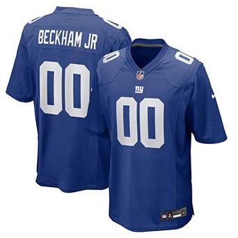 Men's Nike Odell Beckham Jr. Royal New York Giants Team Game Jersey