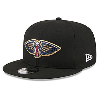 Men's New Era Black New Orleans Pelicans 2026 NBA Draft Crystal 9FIFTY Snapback Hat