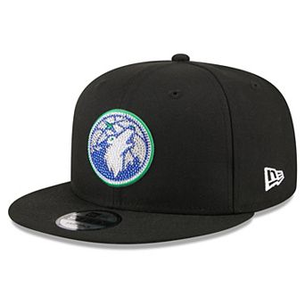 Men's New Era Black Minnesota Timberwolves 2026 NBA Draft Crystal 9FIFTY Snapback Hat