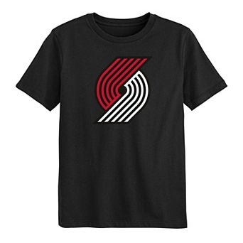 Preschool Outerstuff Black Portland Trail Blazers Primary Logo T-Shirt