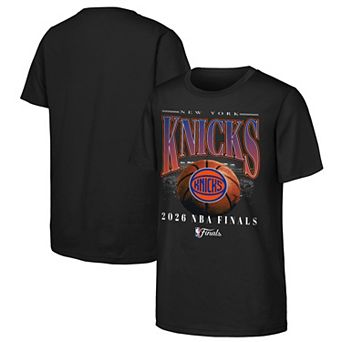 Youth Outerstuff Black New York Knicks 2026 NBA Finals Bold T-Shirt