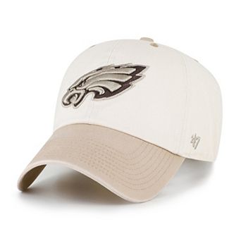 Men's '47 Natural/Tan Philadelphia Eagles Neutral Terrain Clean Up Adjustable Hat