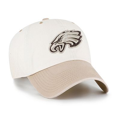 Men's '47 Natural/Tan Philadelphia Eagles Neutral Terrain Clean Up Adjustable Hat
