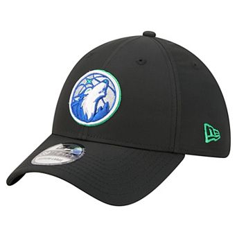 Men's New Era Black Minnesota Timberwolves 39THIRTY Flex Hat
