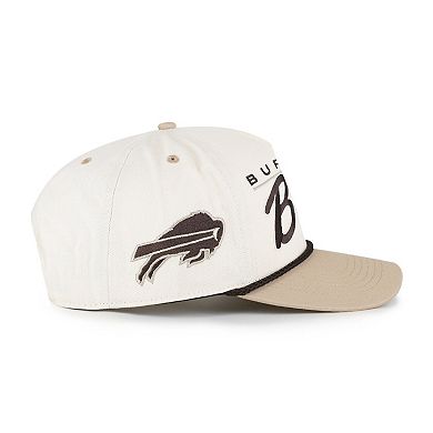 Men's '47 Natural/Tan Buffalo Bills Neutral Terrain Hitch Rope Adjustable Hat
