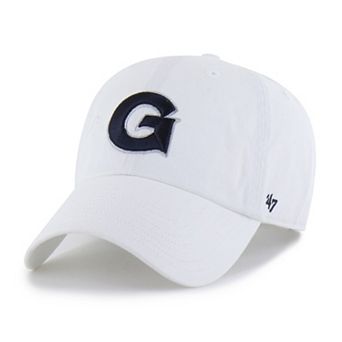 Men's '47 White Georgetown Hoyas Clean Up Adjustable Hat