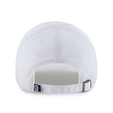 Men's '47 White Georgetown Hoyas Clean Up Adjustable Hat