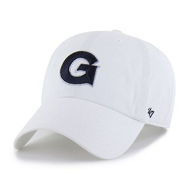Men's '47 White Georgetown Hoyas Clean Up Adjustable Hat
