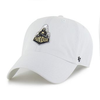 Men's '47 White Purdue Boilermakers Clean Up Adjustable Hat