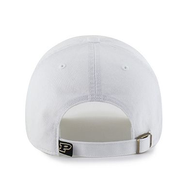 Men's '47 White Purdue Boilermakers Clean Up Adjustable Hat