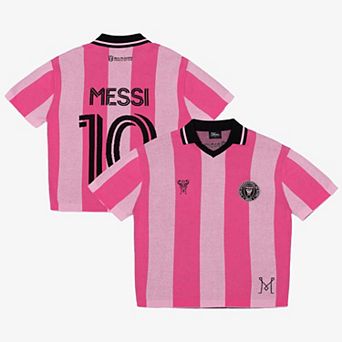 Unisex Peace Collective Lionel Messi Pink Inter Miami CF Knit Fashion Jersey