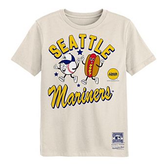 Preschool Mitchell & Ness Natural Seattle Mariners Snack T-Shirt