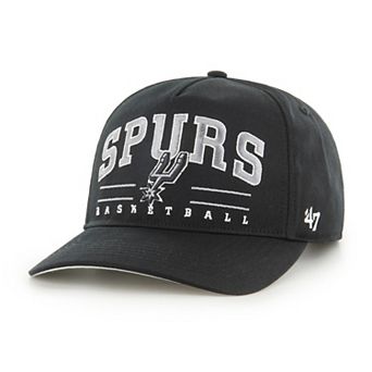 Men's '47 Black San Antonio Spurs Roscoe Hitch Adjustable Hat