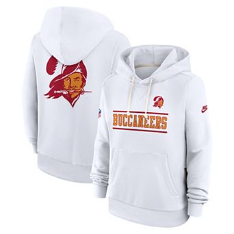Men's Nike White Tampa Bay Buccaneers Sideline Standard Issue Alternate Dri-FIT Hoodie