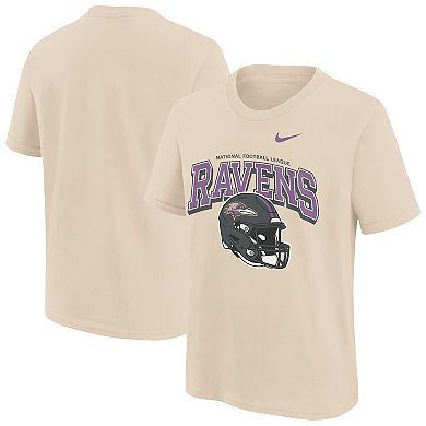 Youth Nike Natural Baltimore Ravens Easy Lane T-Shirt