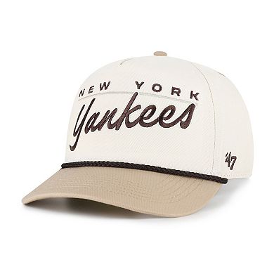 Men's '47 Natural/Tan New York Yankees Neutral Terrain Hitch Rope Adjustable Hat