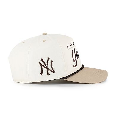 Men's '47 Natural/Tan New York Yankees Neutral Terrain Hitch Rope Adjustable Hat