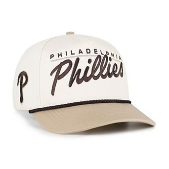 Men's '47 Natural/Tan Philadelphia Phillies Neutral Terrain Hitch Rope Adjustable Hat