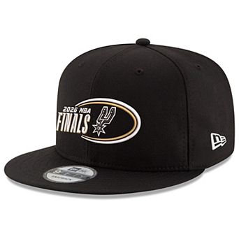 Men's New Era Black San Antonio Spurs 2026 NBA Finals 9FIFTY Snapback Hat